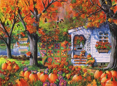 Autumn Patchwork By Diane Phalen