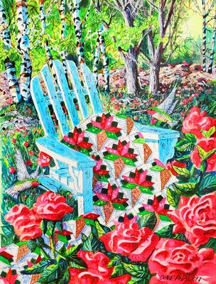June Roses By Diane Phalen